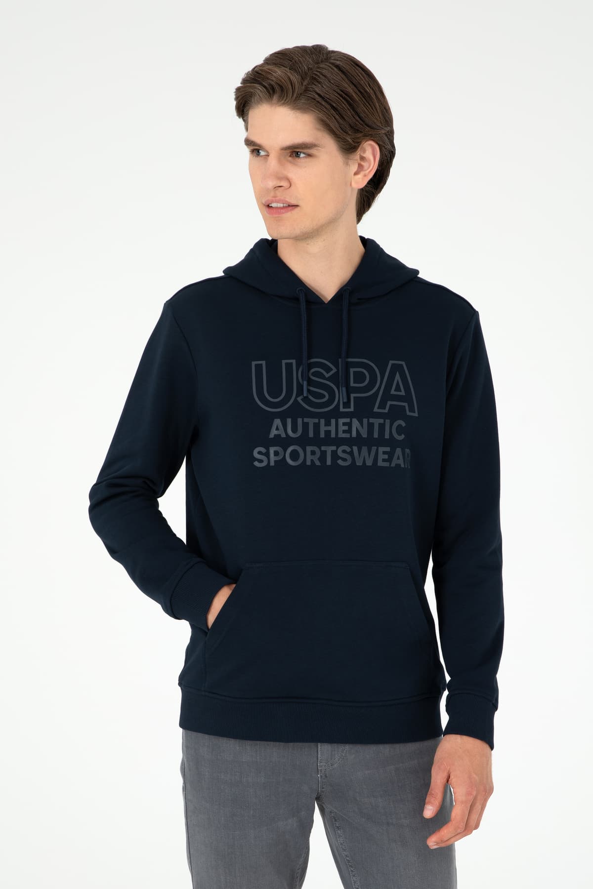 سوئیشرت مردانه U.S. Polo Assn. سرمهای مدل 50293439-VR033 سوئیشرت مردانه U.S. Polo Assn. سرمهای مدل 50293439-VR033
