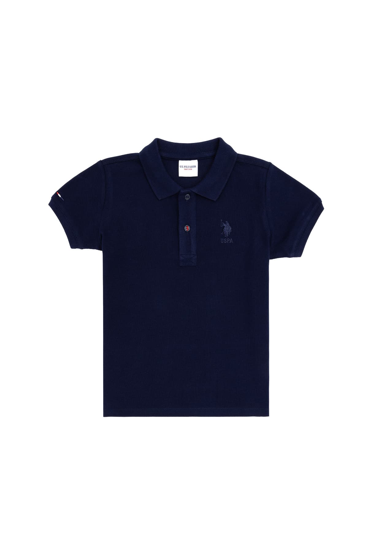 تیشرت یقه پولو پسرانه سفید ساده U.S. Polo Assn. مدل 50279572-VR013 تیشرت یقه پولو پسرانه سفید ساده U.S. Polo Assn. مدل 50279572-VR013