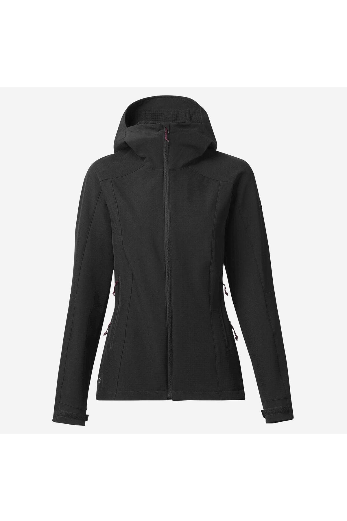 کاپشن زنانه Decathlon Forclaz سافتشل ضدباد مشکی مدل MT500 کاپشن زنانه Decathlon Forclaz سافتشل ضدباد مشکی مدل MT500