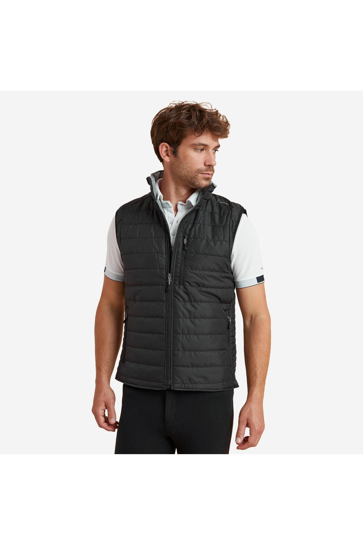جلیقه سواری مردانه Decathlon مشکی مدل 100 جلیقه سواری مردانه Decathlon مشکی مدل 100