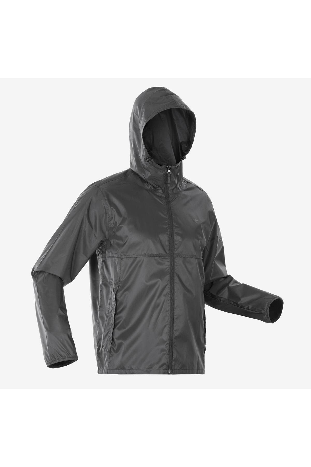 بارانی مردانه Decathlon Quechua فضای باز مشکی Raincut بارانی مردانه Decathlon Quechua فضای باز مشکی Raincut