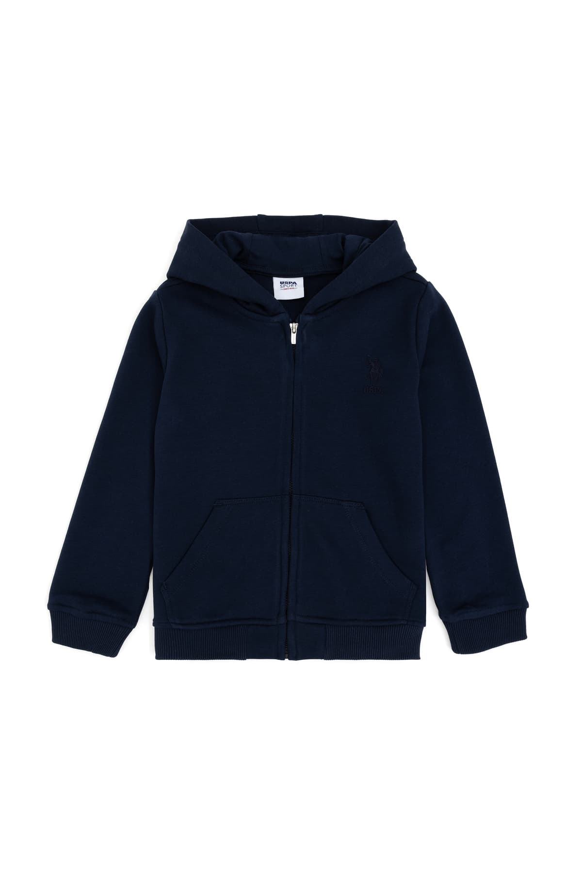 سوئیشرت پسرانه U.S. Polo Assn. سرمهای ساده زیپدار مدل 50289144-VR033 سوئیشرت پسرانه U.S. Polo Assn. سرمهای ساده زیپدار مدل 50289144-VR033