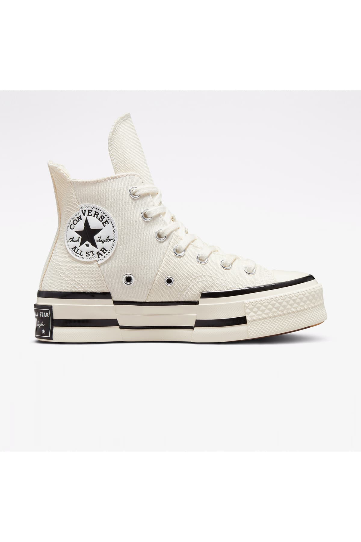 کفش اسنیکر یونیسکس Converse کانواس سفید مدل Chuck 70 Plus کفش اسنیکر یونیسکس Converse کانواس سفید مدل Chuck 70 Plus