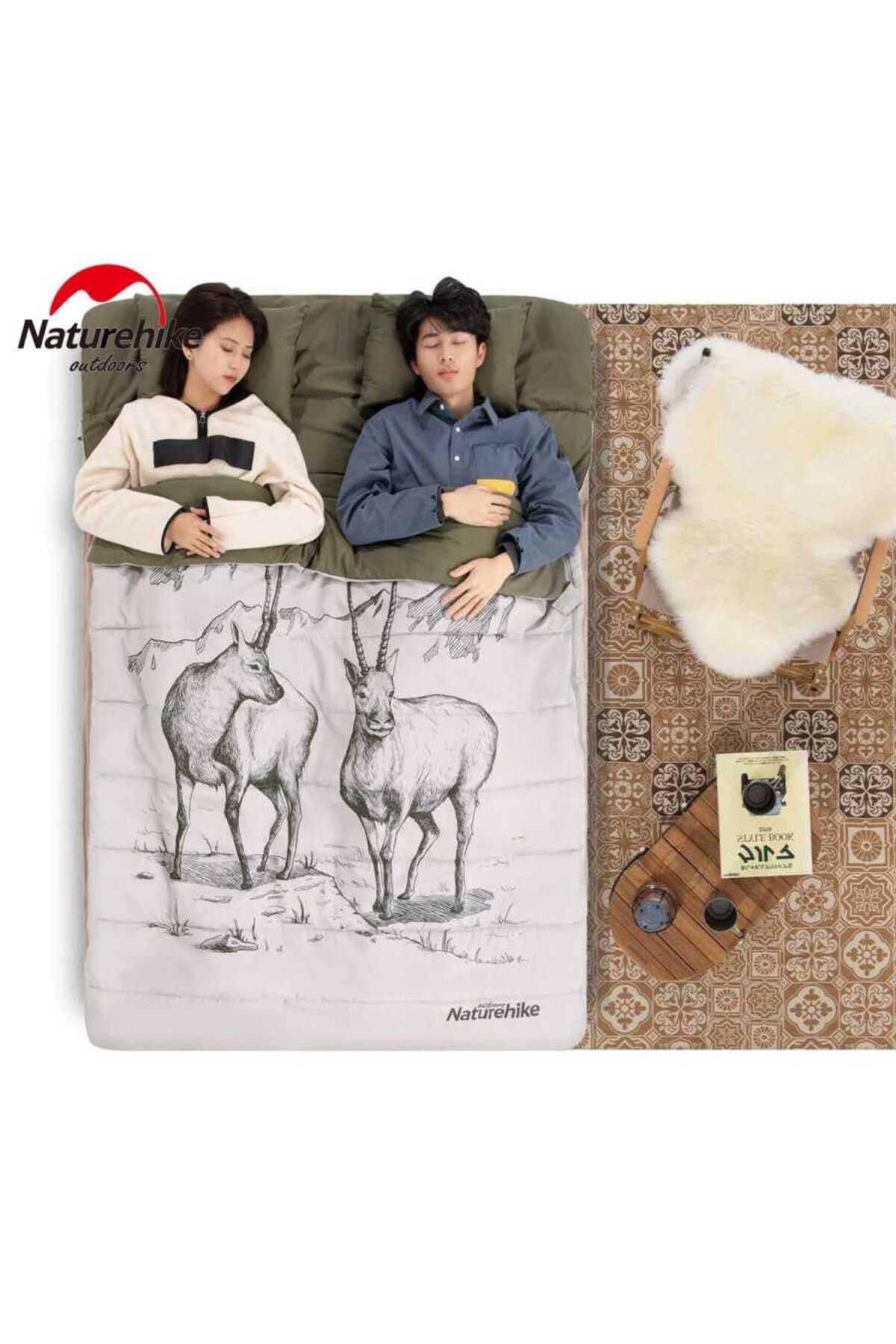 کیسه خواب Naturehike پاکتی دو نفره پنبهای بالشتکدار مناسب چادر آنتیلوپ تبتی کیسه خواب Naturehike پاکتی دو نفره پنبهای بالشتکدار مناسب چادر آنتیلوپ تبتی