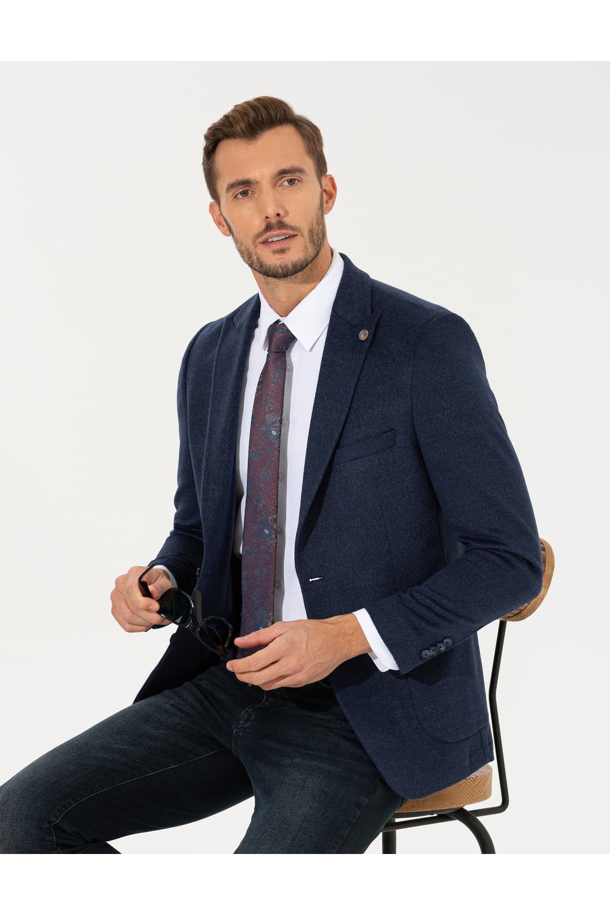 کت مردانه Pierre Cardin سرمهای فیت اکسترا اسلیم مدل 50257488-VR033 کت مردانه Pierre Cardin سرمهای فیت اکسترا اسلیم مدل 50257488-VR033