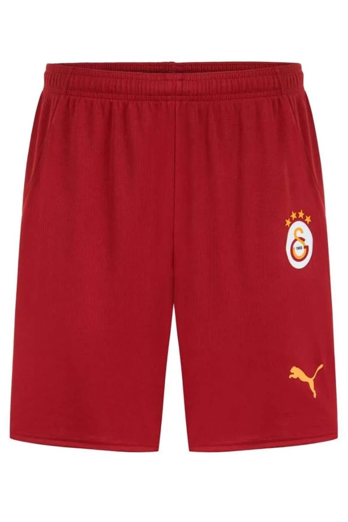 شورت فوتبال مردانه Puma Galatasaray Sk Gsk Home قرمز 24/25 شورت فوتبال مردانه Puma Galatasaray Sk Gsk Home قرمز 24/25