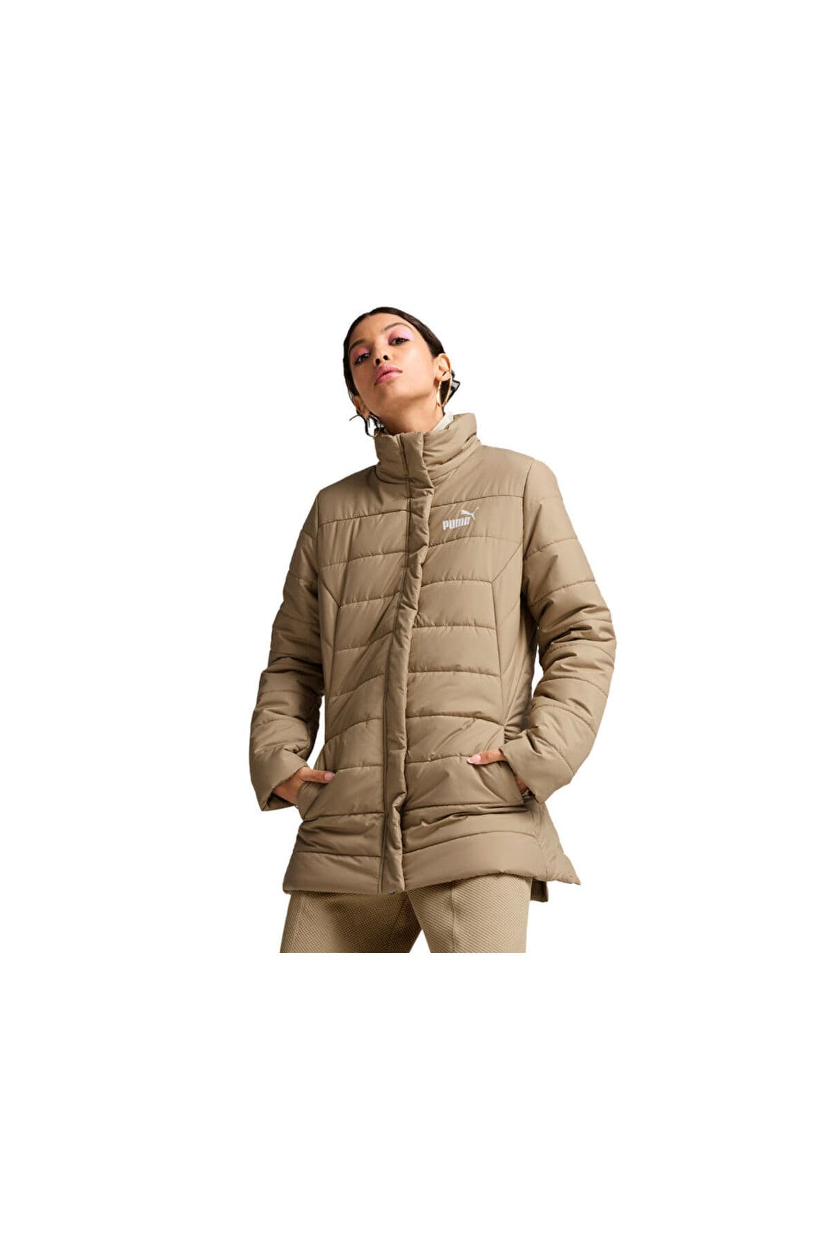 کاپشن زنانه Puma Ess+ پدار روزمره قهوهای مدل 67536467 کاپشن زنانه Puma Ess+ پدار روزمره قهوهای مدل 67536467