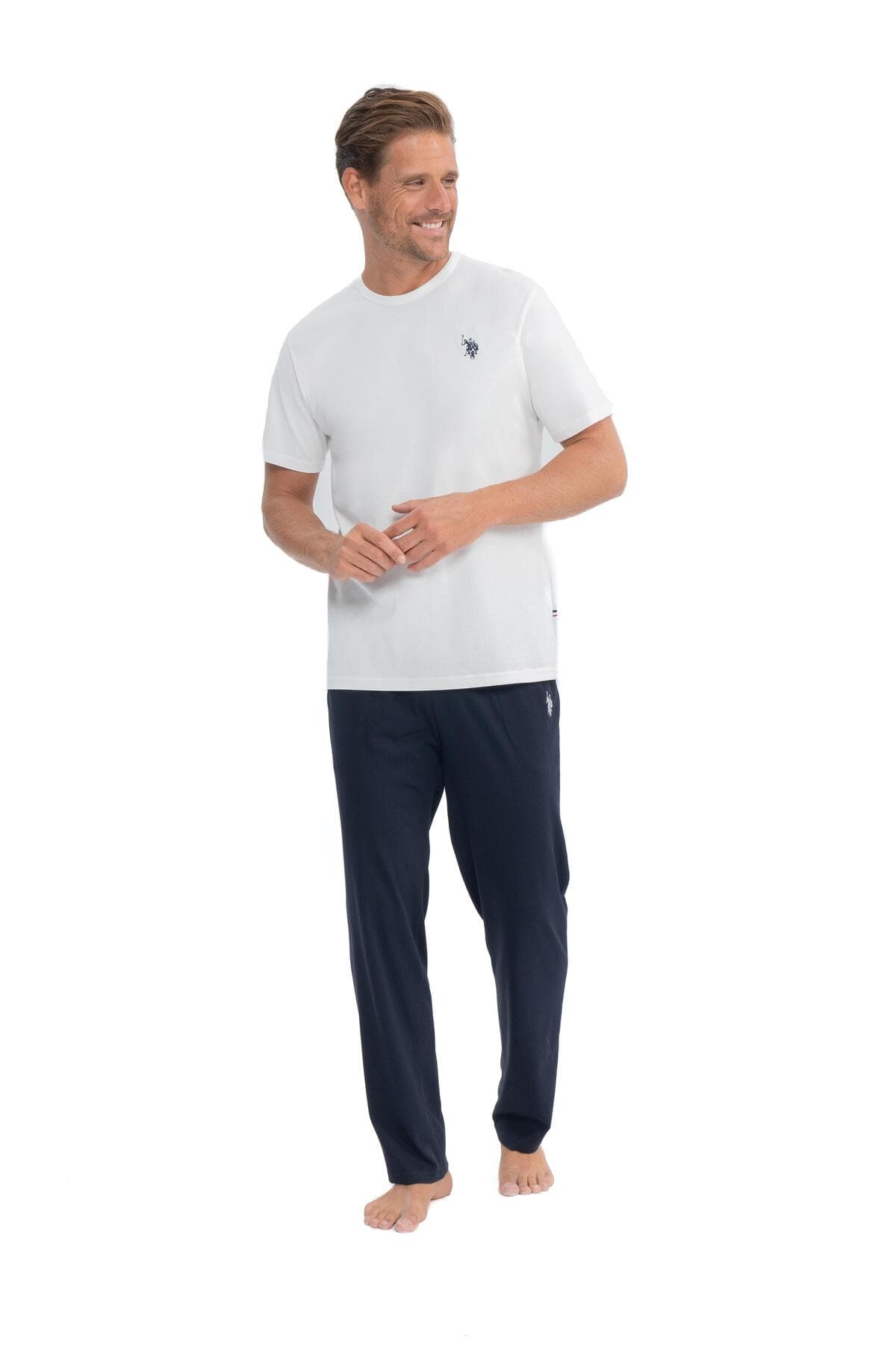 ست پیژامه مردانه U.S. Polo Assn. اکرو یقه گرد ست پیژامه مردانه U.S. Polo Assn. اکرو یقه گرد