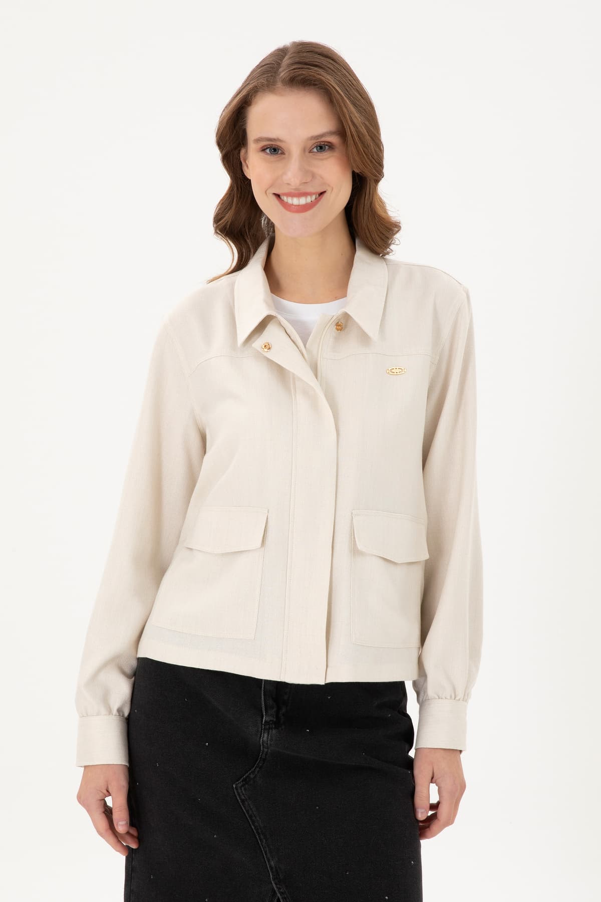 پیراهن زنانه U.S. Polo Assn. آستین بلند رنگ کرم مدل 50290292-VR019 پیراهن زنانه U.S. Polo Assn. آستین بلند رنگ کرم مدل 50290292-VR019