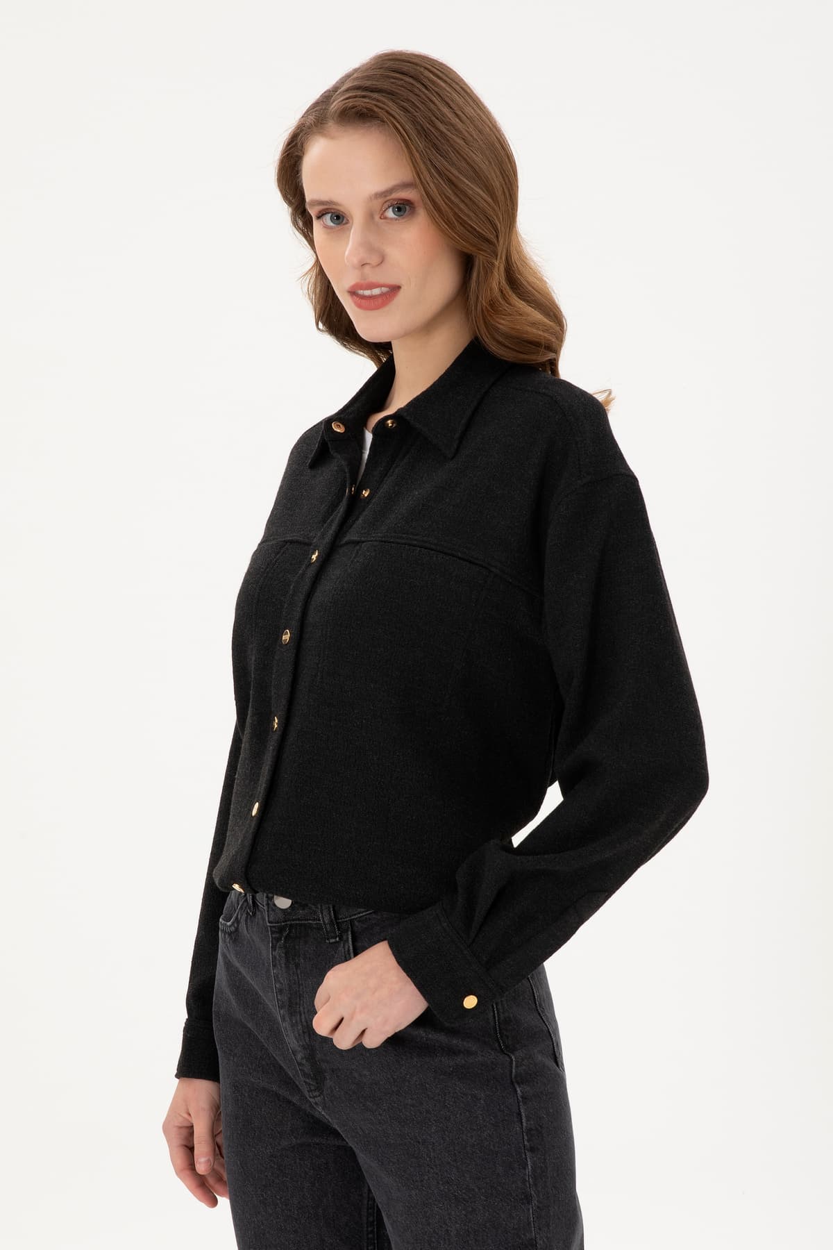 پیراهن زنانه U.S. Polo Assn. مشکی آستین بلند مدل 50289843-VR046 پیراهن زنانه U.S. Polo Assn. مشکی آستین بلند مدل 50289843-VR046