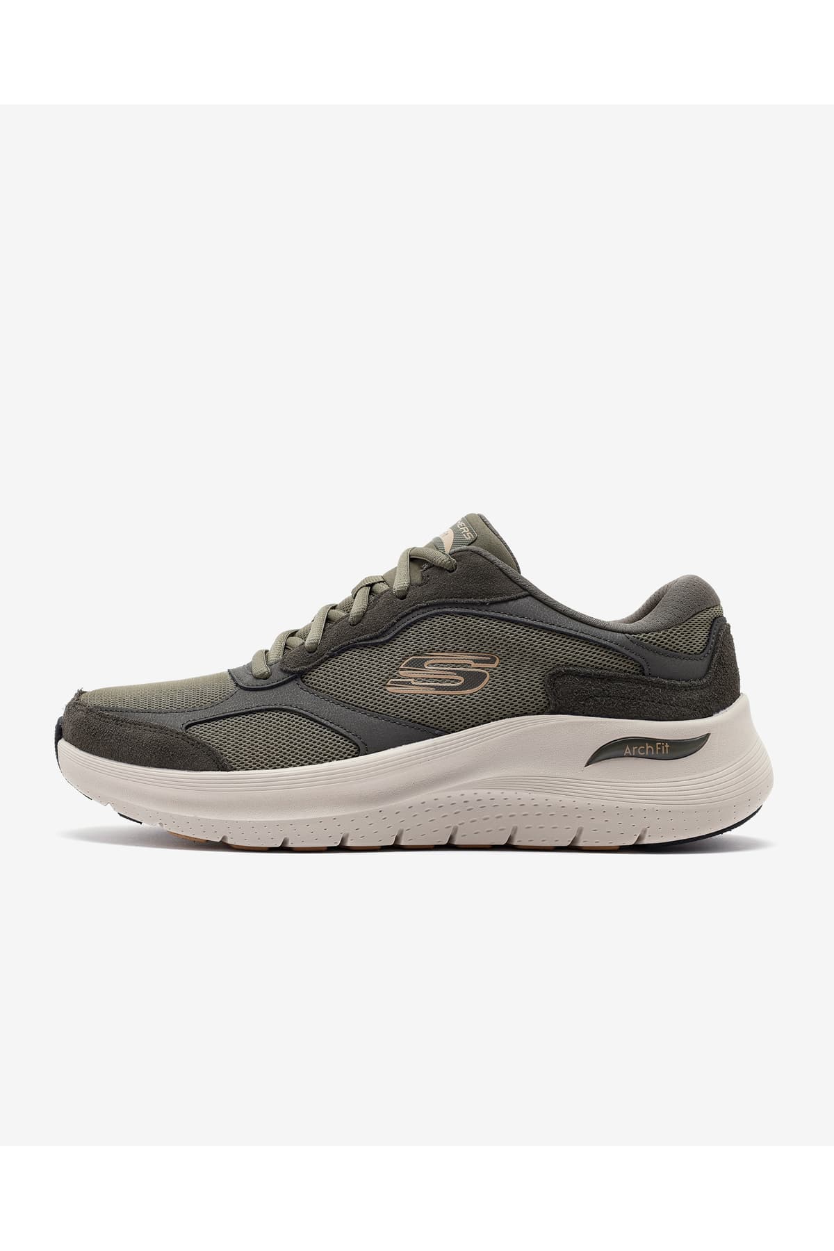 کفش ورزشی مردانه Skechers ARCH FIT 2.0 THE KEEP خاکی مدل 232702TK OLV کفش ورزشی مردانه Skechers ARCH FIT 2.0 THE KEEP خاکی مدل 232702TK OLV