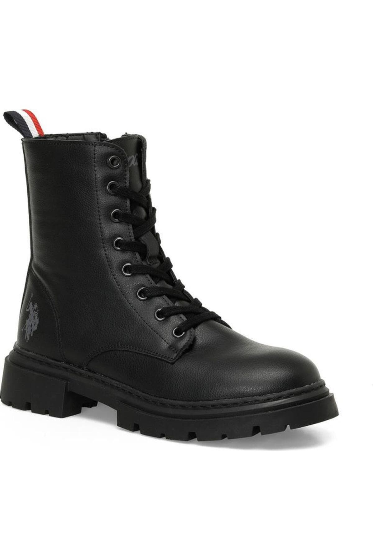 بوت زنانه U.S. Polo Assn. مشکی راحتی کژوال آناتومیک روزمره مدل HALLES 4PR بوت زنانه U.S. Polo Assn. مشکی راحتی کژوال آناتومیک روزمره مدل HALLES 4PR