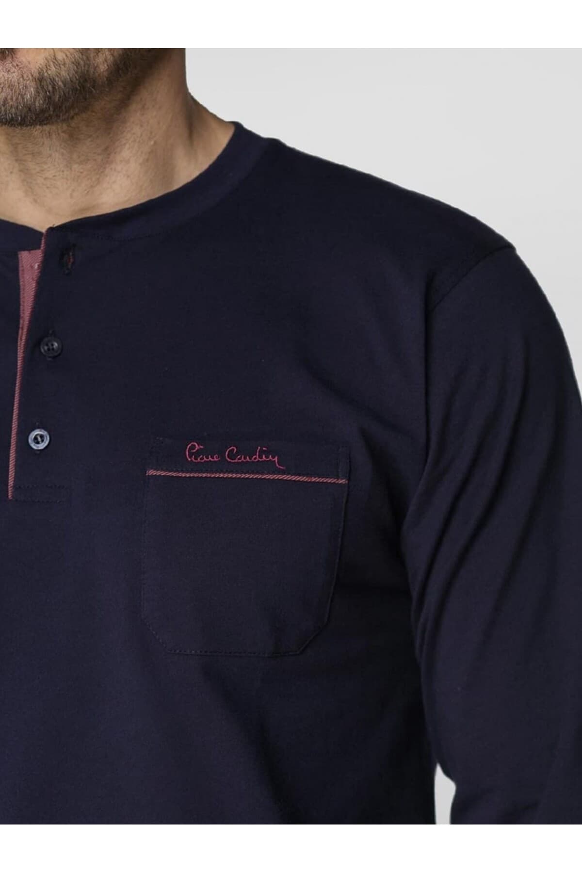 ست پیژامه مردانه Pierre Cardin پنبهای ۱۰۰ درصد بافت مدل Q5.U.4O.K5.K.A4.P.C ست پیژامه مردانه Pierre Cardin پنبهای ۱۰۰ درصد بافت مدل Q5.U.4O.K5.K.A4.P.C