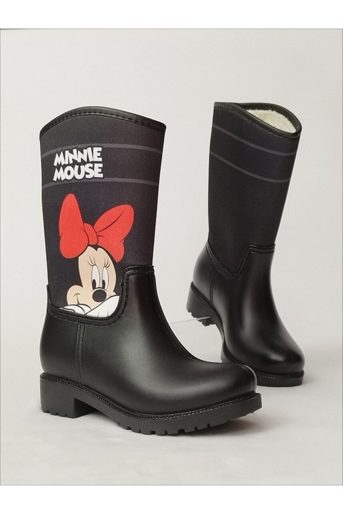 چکمه بارانی دخترانه Sea&Blue ضدآب با آستر پشمی و طرح چاپی Minnie Mouse چکمه بارانی دخترانه Sea&Blue ضدآب با آستر پشمی و طرح چاپی Minnie Mouse