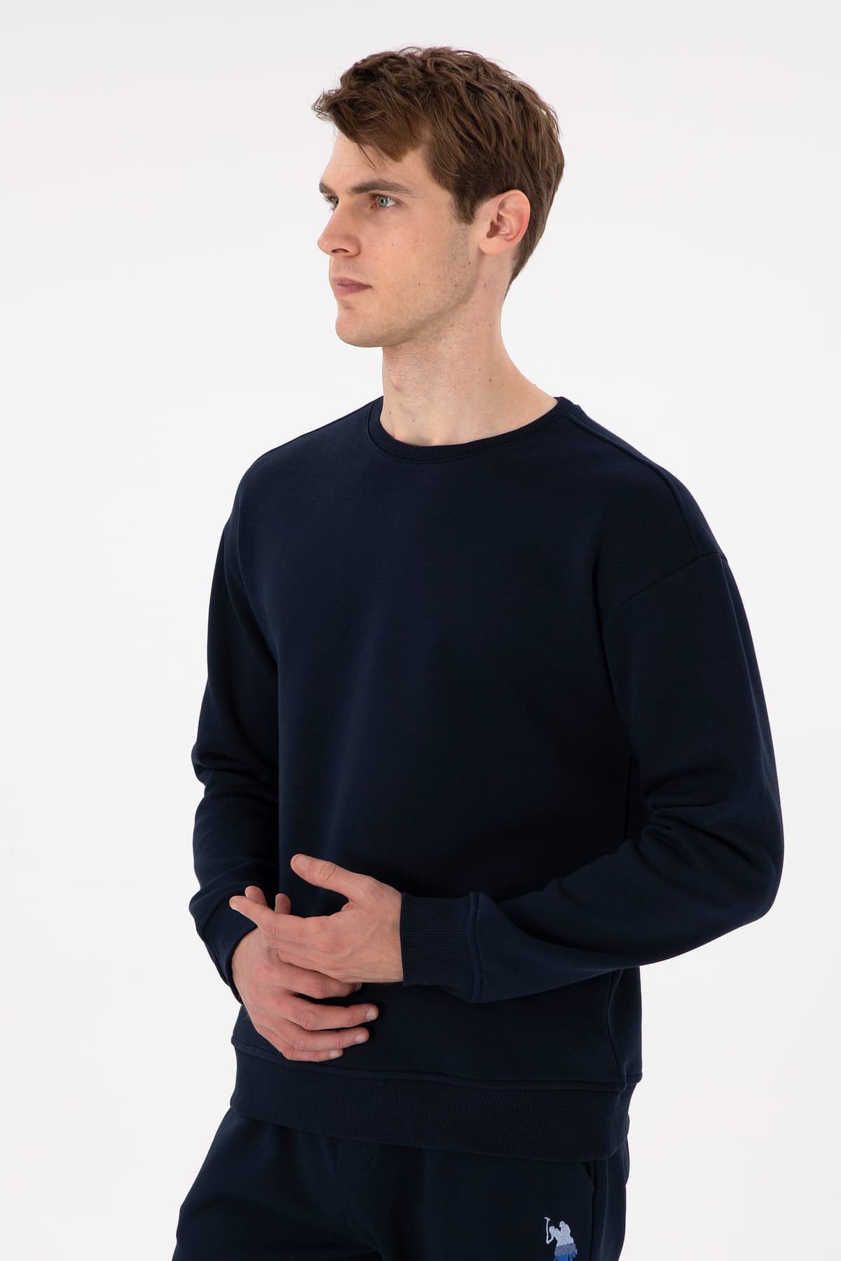 سوئیشرت مردانه U.S. Polo Assn. فیت راحت یقه گرد سرمهای مدل 50293438-VR033 سوئیشرت مردانه U.S. Polo Assn. فیت راحت یقه گرد سرمهای مدل 50293438-VR033