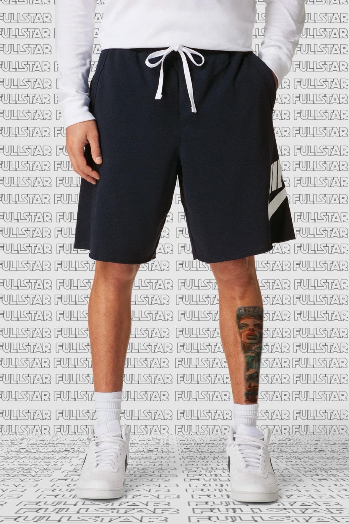 شورت مردانه Nike مشکی French Terry مدل Sportswear Club Futura Alumni شورت مردانه Nike مشکی French Terry مدل Sportswear Club Futura Alumni