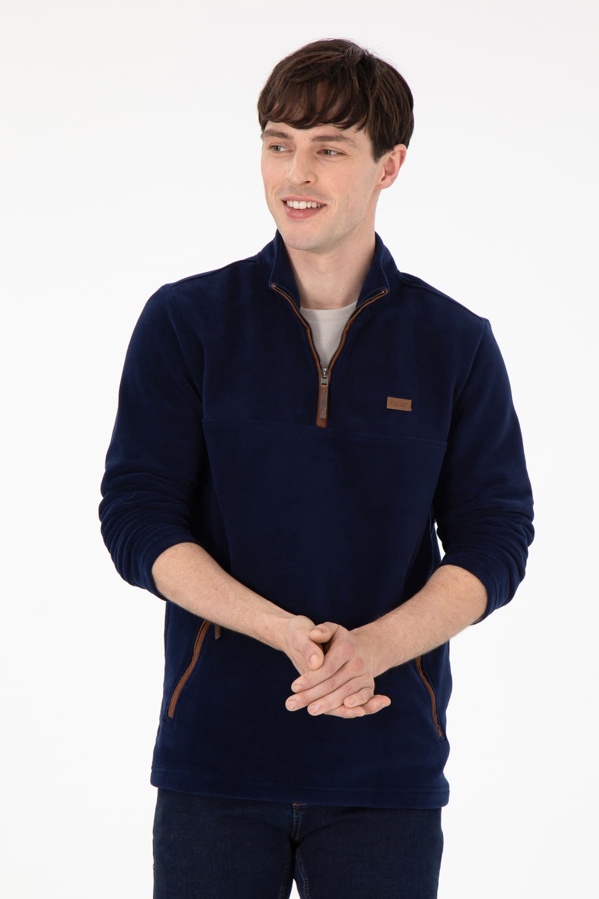 سوئیشرت مردانه U.S. Polo Assn. سرمهای مدل 50290609-VR033 سوئیشرت مردانه U.S. Polo Assn. سرمهای مدل 50290609-VR033