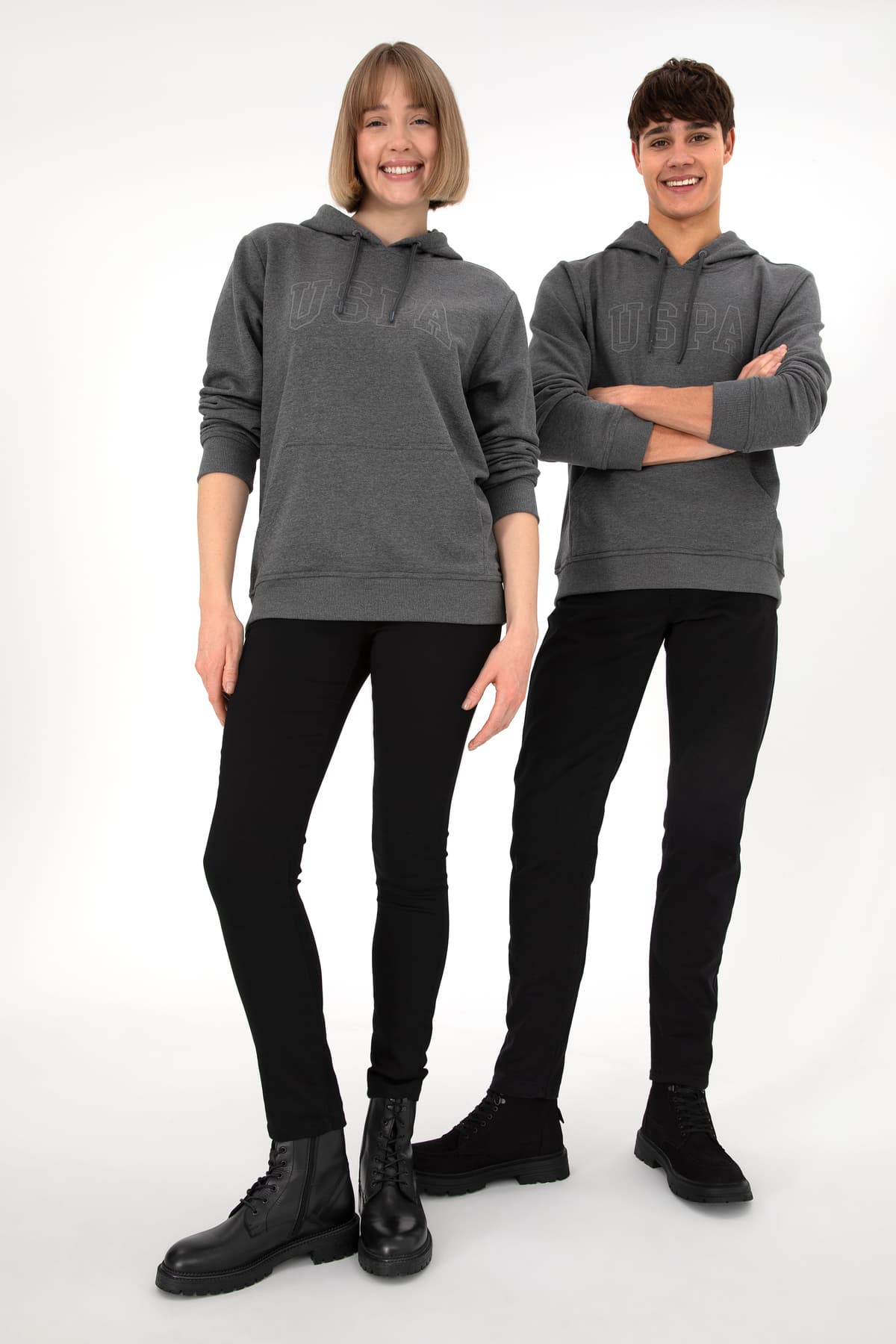 سویشرت مردانه U.S. Polo Assn. کلاهدار فیت معمولی آنتراسیت ملانژ مدل 50295175-VR081 سویشرت مردانه U.S. Polo Assn. کلاهدار فیت معمولی آنتراسیت ملانژ مدل 50295175-VR081