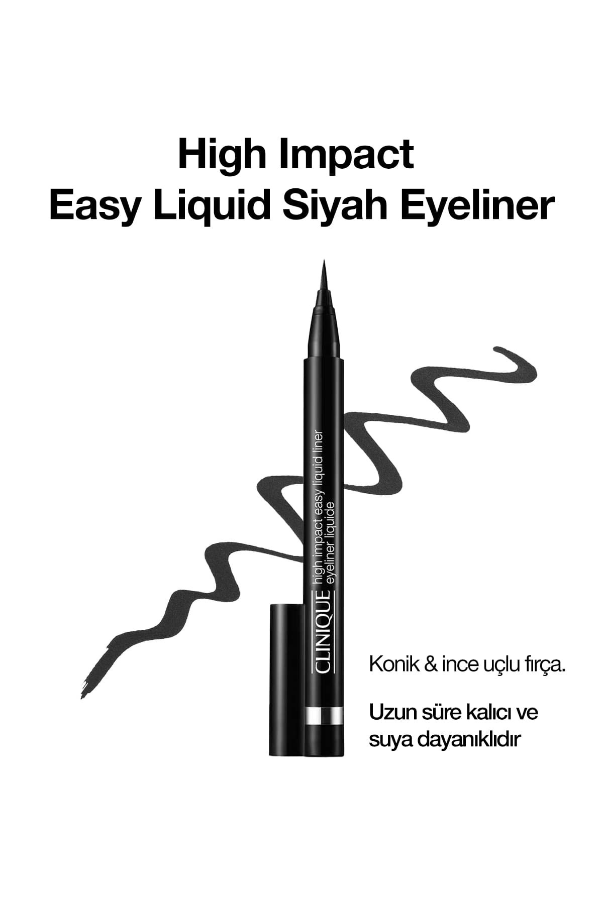 خط چشم مایع Clinique High Impact Easy Liquid Eyeliner مشکی 0.67g ماندگار خط چشم مایع Clinique High Impact Easy Liquid Eyeliner مشکی 0.67g ماندگار