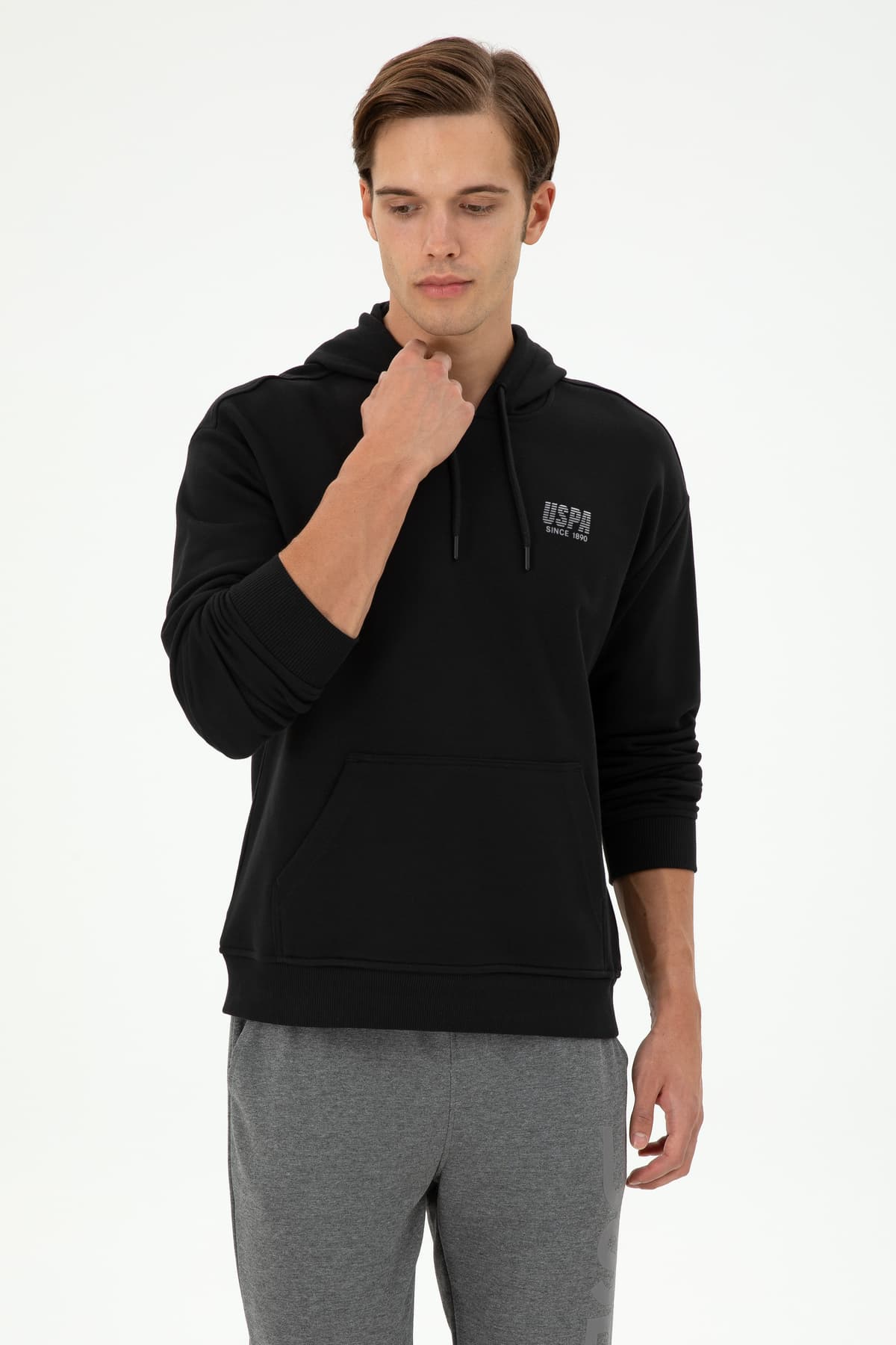 سوئیشرت مردانه U.S. Polo Assn. مشکی مدل 50293442-VR046 سوئیشرت مردانه U.S. Polo Assn. مشکی مدل 50293442-VR046