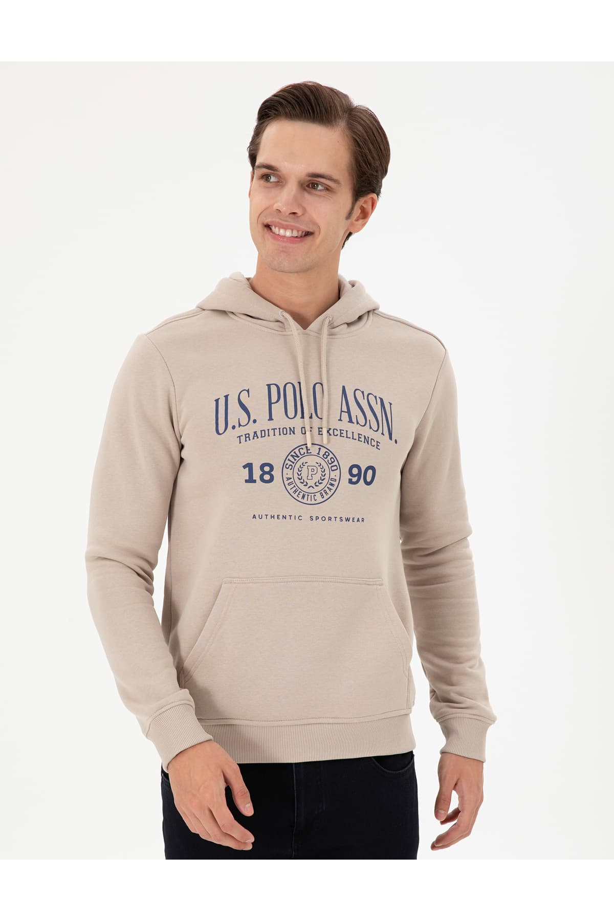 سویشرت مردانه U.S. Polo Assn. ذغالی مدل 50293446-VR006 سویشرت مردانه U.S. Polo Assn. ذغالی مدل 50293446-VR006