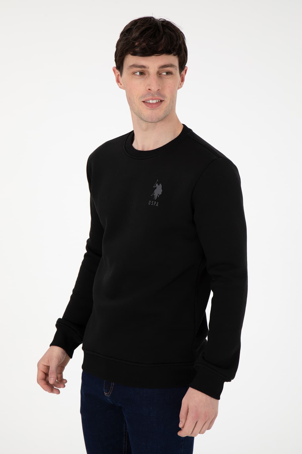 سویشرت مردانه U.S. Polo Assn. یقه گرد فیت معمولی خاکی مدل 50292596-VR027 سویشرت مردانه U.S. Polo Assn. یقه گرد فیت معمولی خاکی مدل 50292596-VR027