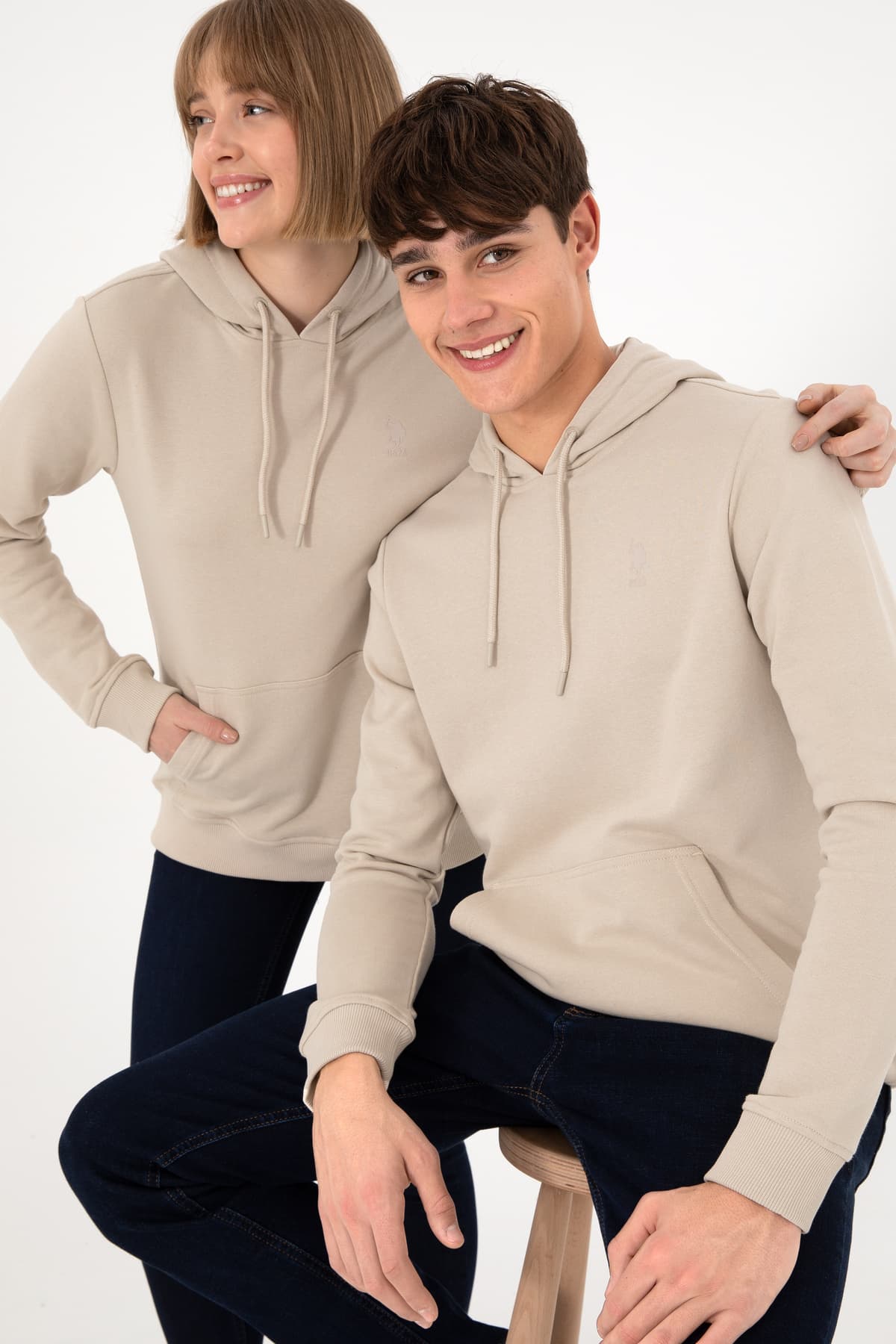 سویشرت مردانه U.S. Polo Assn. ساده رنگ سنگی مدل 50295167-VR049 سویشرت مردانه U.S. Polo Assn. ساده رنگ سنگی مدل 50295167-VR049