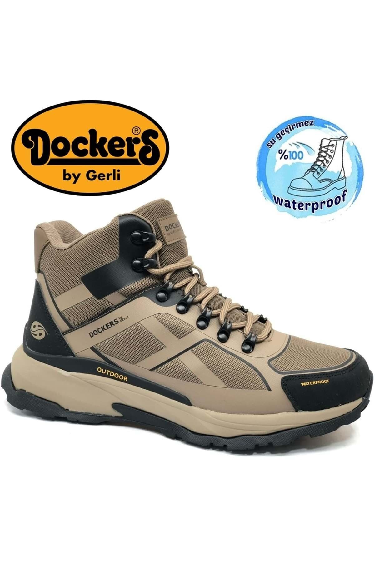 بوت مردانه Dockers ضدآب فضای باز رنگ شنی مدل 237518 بوت مردانه Dockers ضدآب فضای باز رنگ شنی مدل 237518