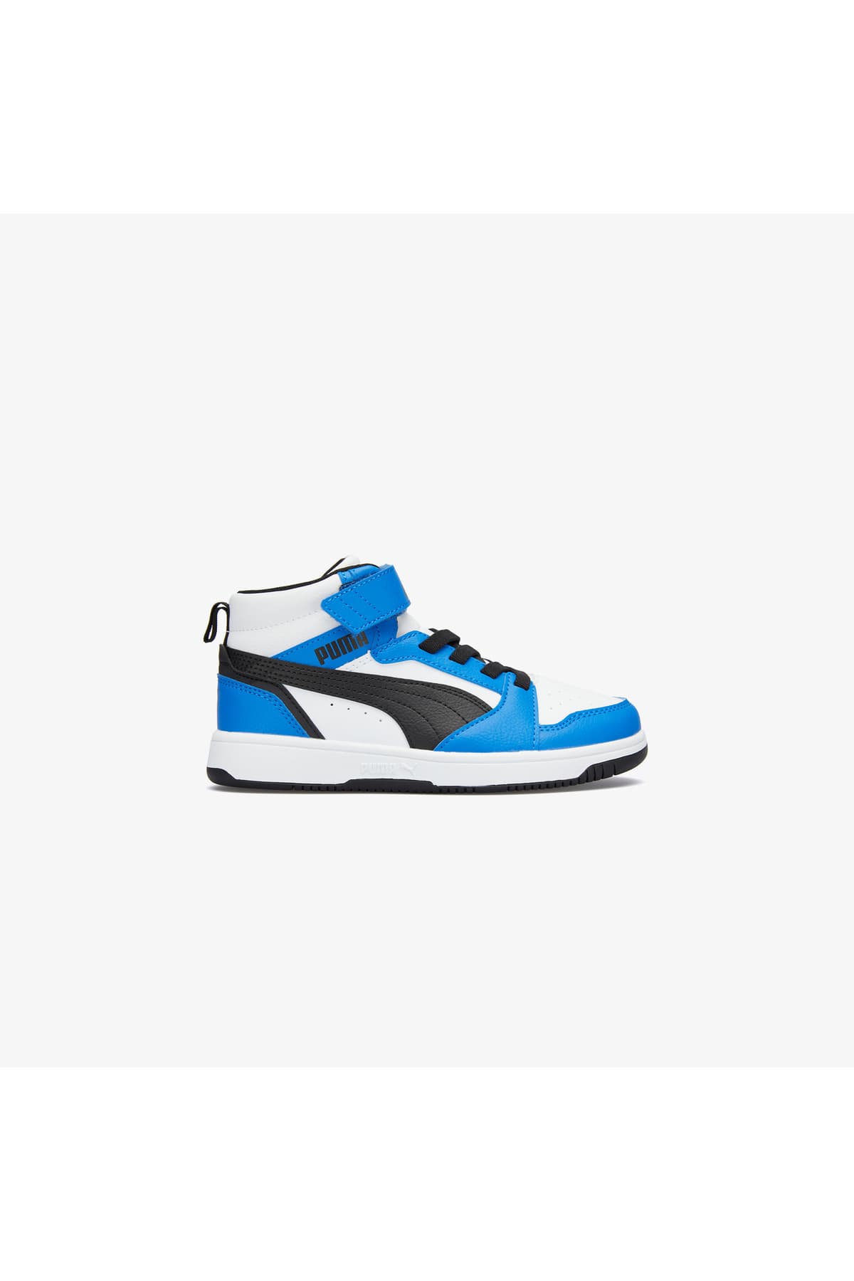 کفش ورزشی بچگانه Puma سفید مدل Rebound V6 Mid کفش ورزشی بچگانه Puma سفید مدل Rebound V6 Mid