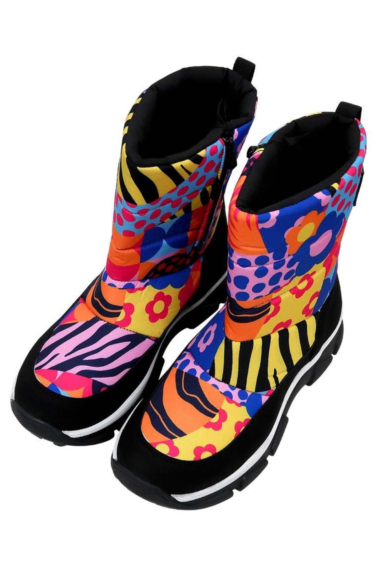بوت برفی زنانه Dogo وگان چندرنگ طرح Color Blast بوت برفی زنانه Dogo وگان چندرنگ طرح Color Blast