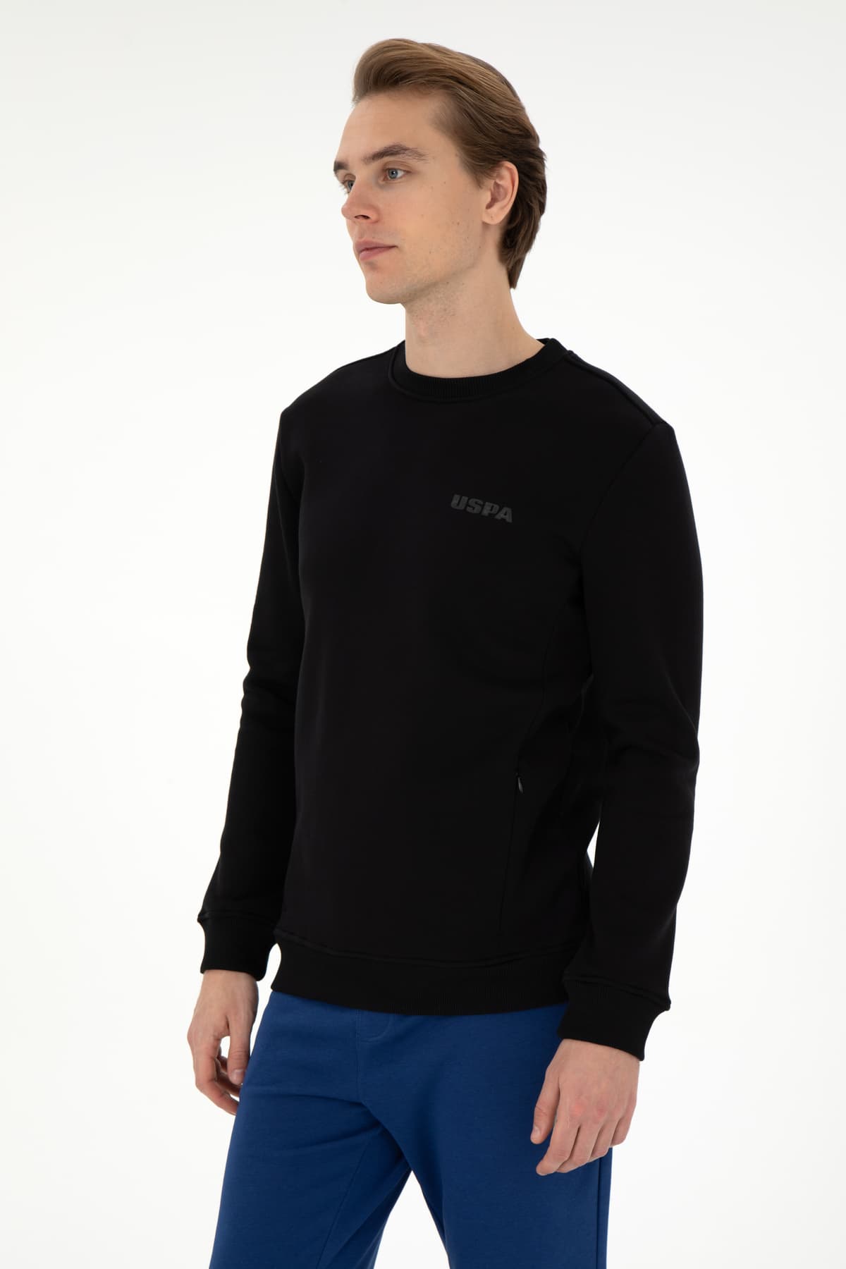سوئیشرت مردانه U.S. Polo Assn. فیت معمولی یقه گرد مشکی مدل 50292362-VR046 سوئیشرت مردانه U.S. Polo Assn. فیت معمولی یقه گرد مشکی مدل 50292362-VR046