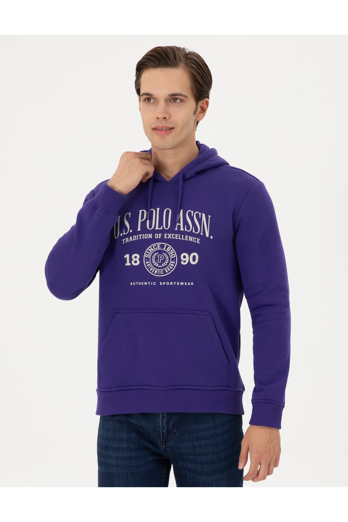 سویشرت مردانه U.S. Polo Assn. بنفش مدل 50293446-VR038 سویشرت مردانه U.S. Polo Assn. بنفش مدل 50293446-VR038