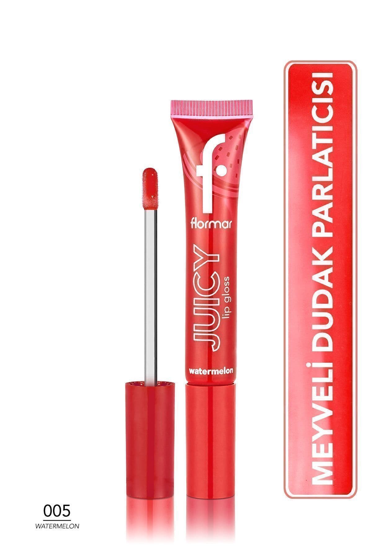 برق لب با رایحه هندوانه Flormar Juicy Lip Gloss رنگ 005 Watermelon برق لب با رایحه هندوانه Flormar Juicy Lip Gloss رنگ 005 Watermelon