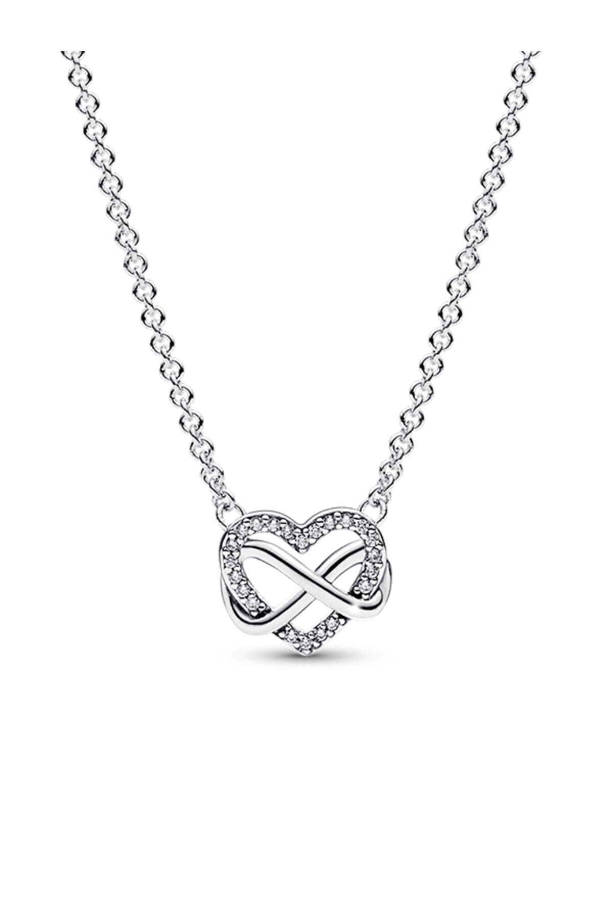 گردنبند Pandora Moments نقره 925 با قلب بینهایت درخشان و نگین زیرکونیا مکعبی 50 cm گردنبند Pandora Moments نقره 925 با قلب بینهایت درخشان و نگین زیرکونیا مکعبی 50 cm