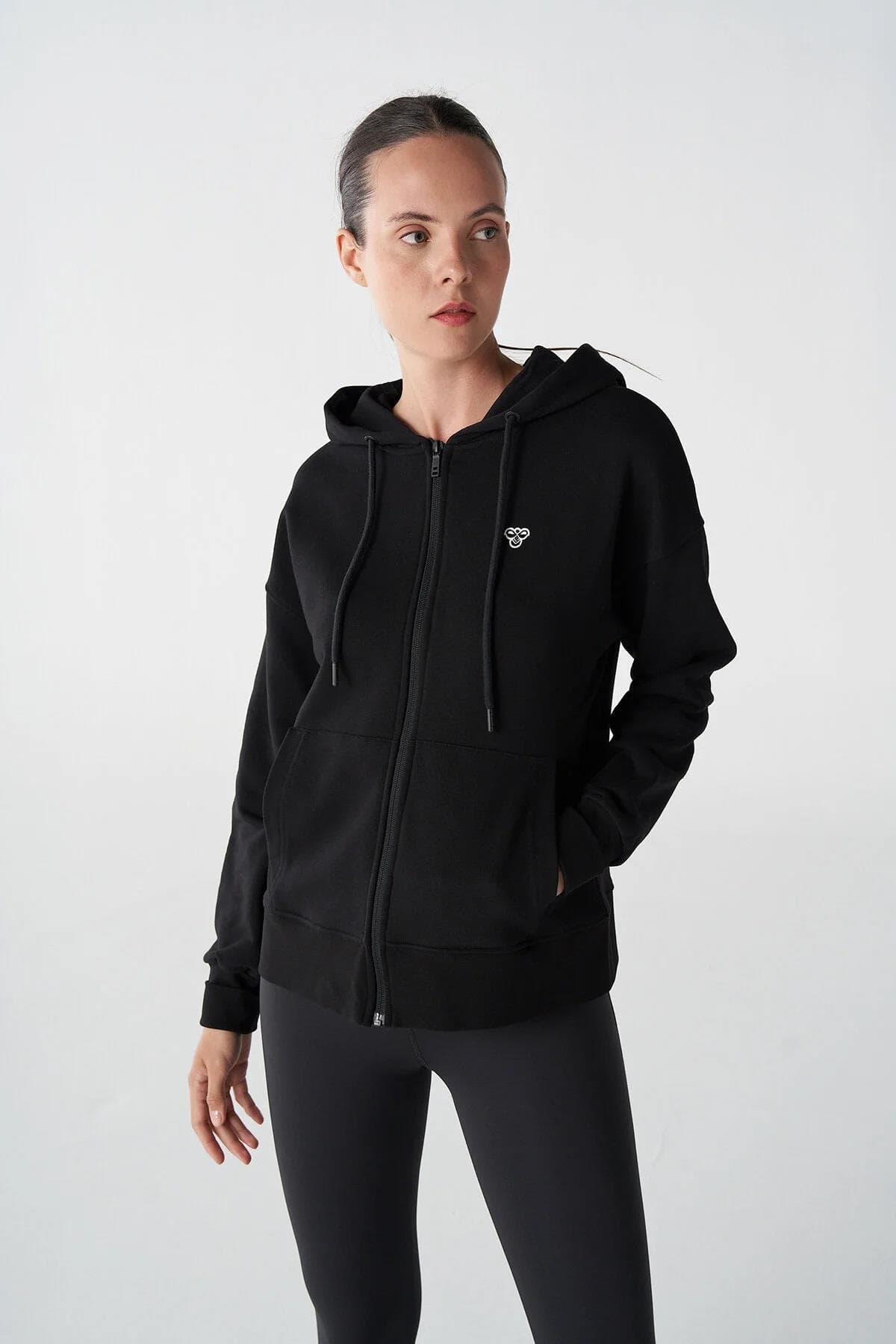 سویشرت هودی زنانه hummel زیپدار مدل T-Ic Icona سویشرت هودی زنانه hummel زیپدار مدل T-Ic Icona