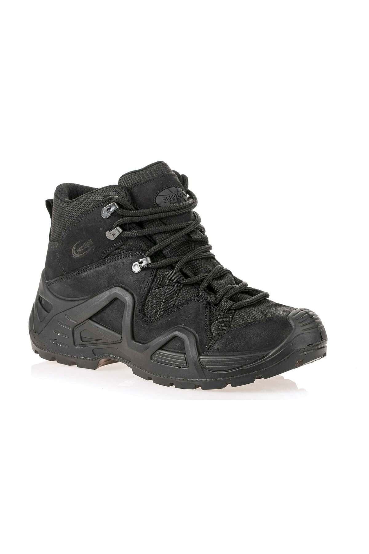 کفش مردانه Scooter چرم طبیعی ضدآب بندی سیاه Tact مدل P1492NS کفش مردانه Scooter چرم طبیعی ضدآب بندی سیاه Tact مدل P1492NS