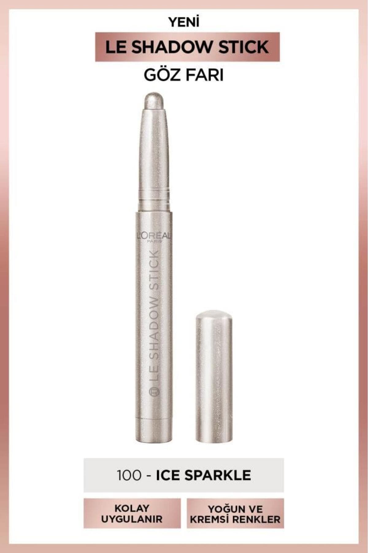 مداد سایه چشم L'Oréal Paris یخی درخشان مدل Le Shadow Stick 100 مداد سایه چشم L'Oréal Paris یخی درخشان مدل Le Shadow Stick 100