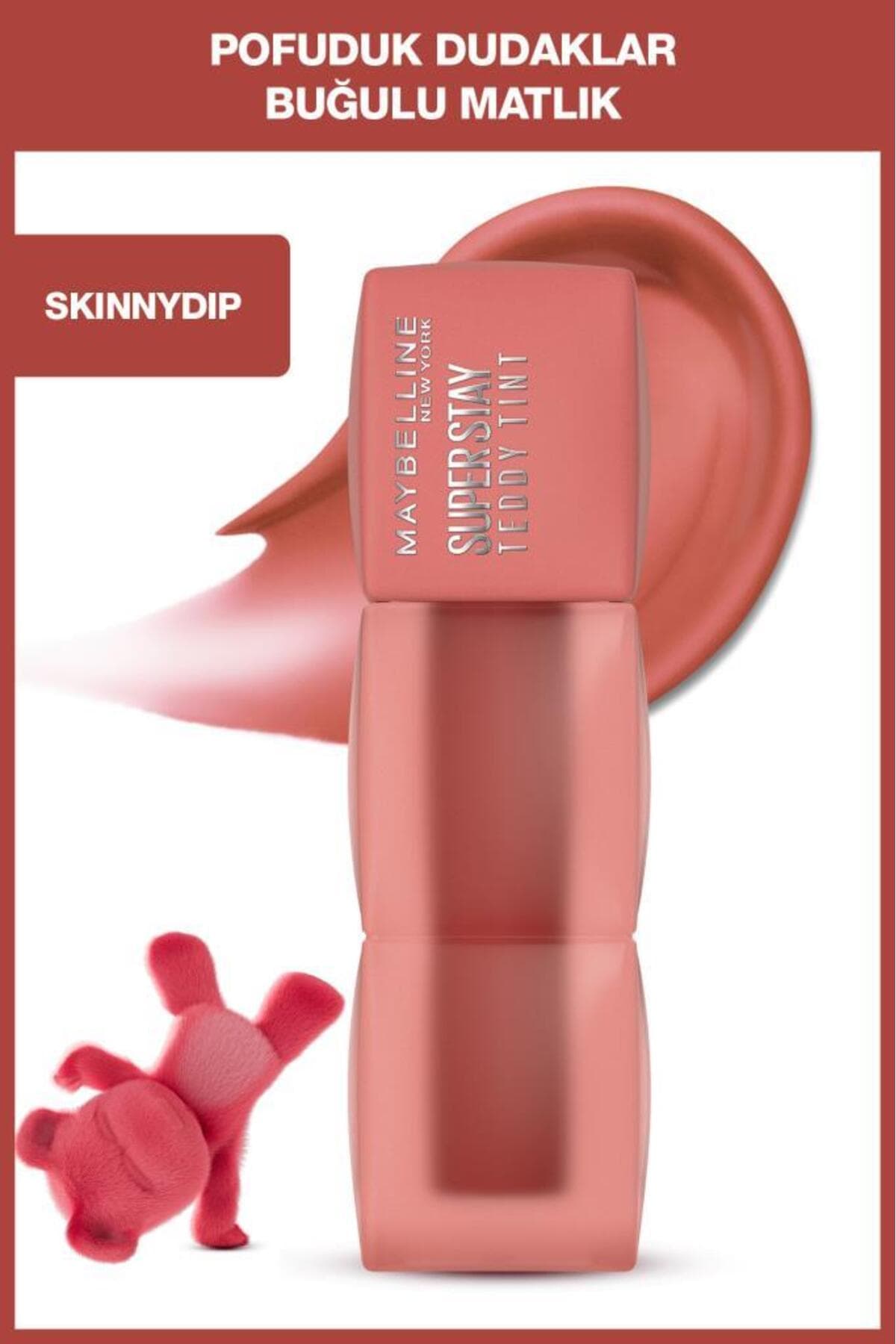 تینت مایع مات Maybelline New York ماندگار رنگ 15 Skinny Dip تینت مایع مات Maybelline New York ماندگار رنگ 15 Skinny Dip