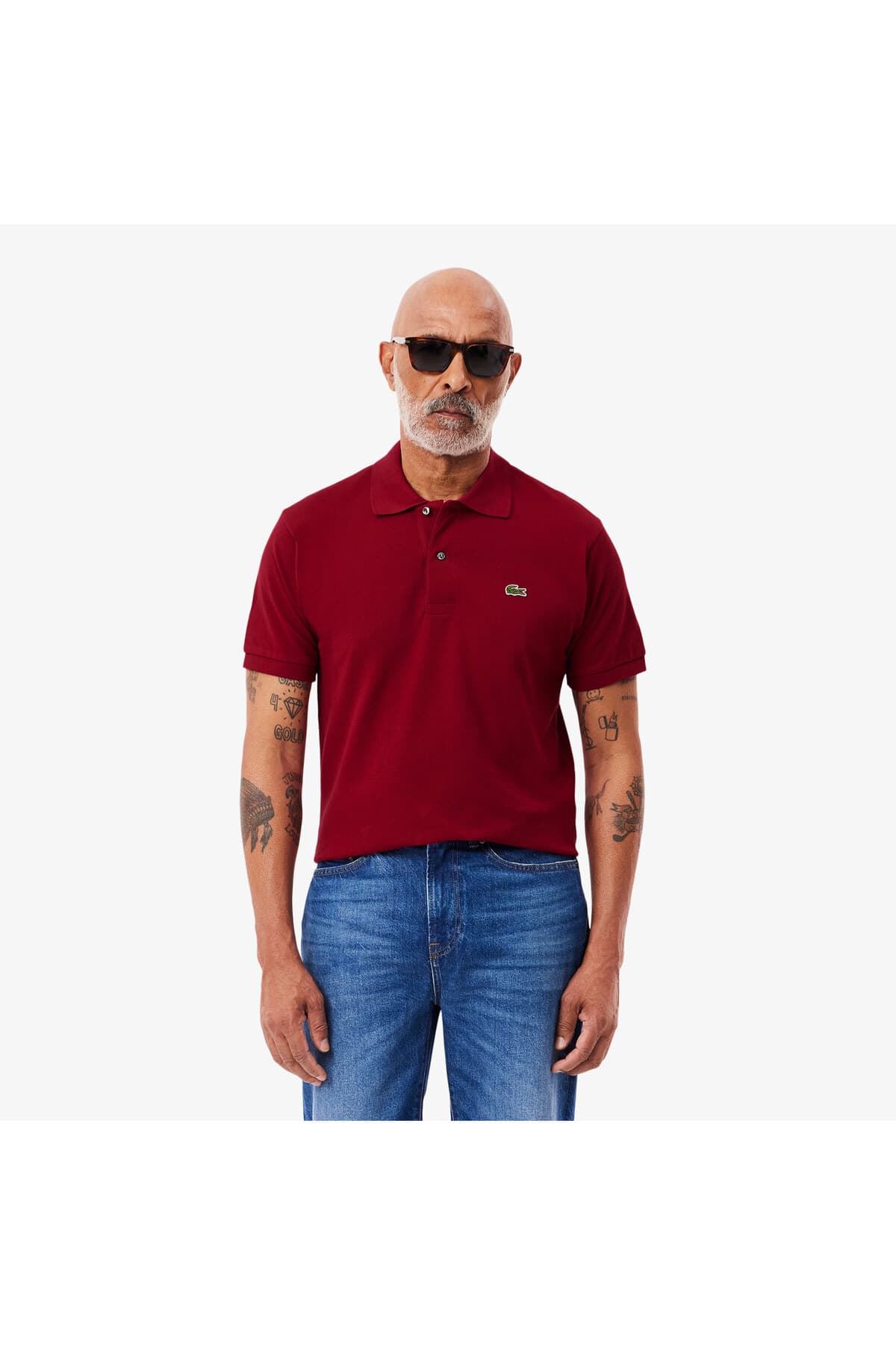 پولوشرت مردانه Lacoste کلاسیک فیت زرشکی مدل L.12.12 پولوشرت مردانه Lacoste کلاسیک فیت زرشکی مدل L.12.12