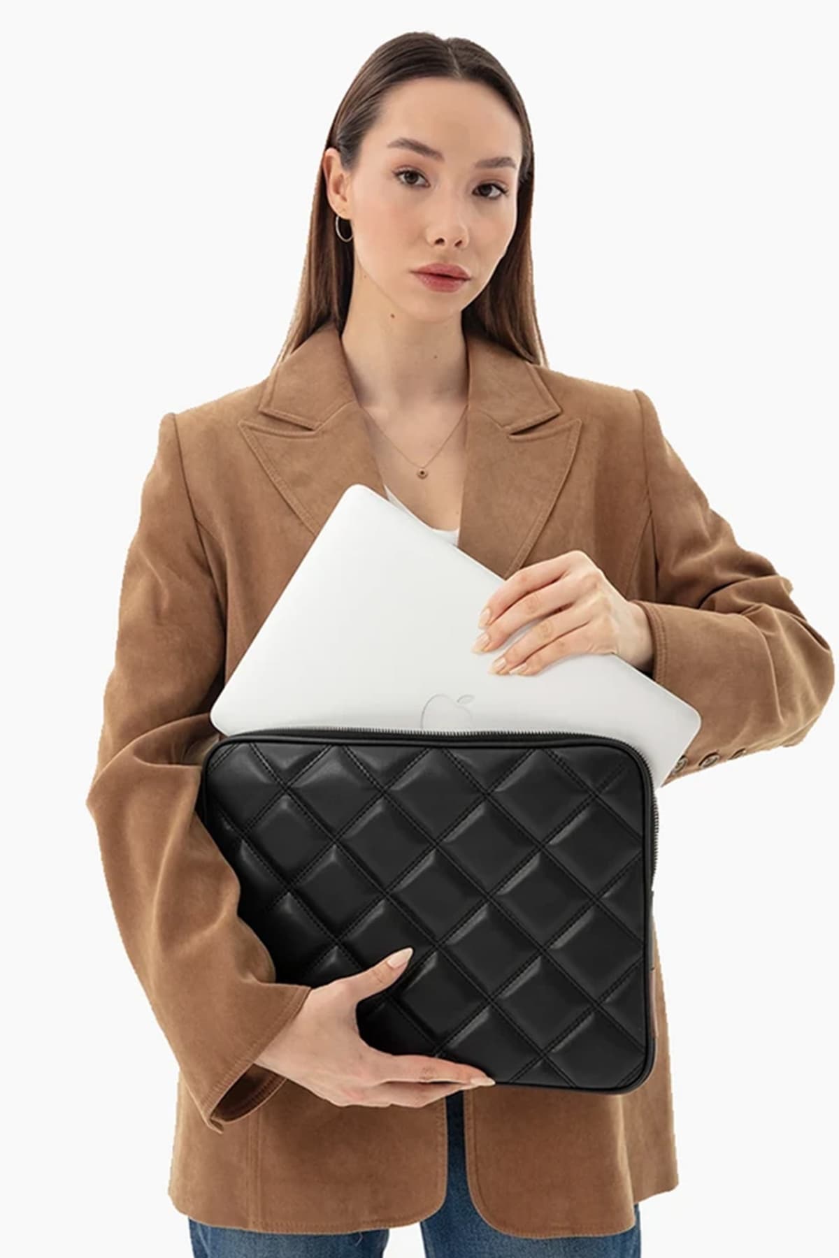کاور لپتاپ زنانه MORCA Macbook Air Pro 13/13.3 اینچ کاپیتونه مشکی کاور لپتاپ زنانه MORCA Macbook Air Pro 13/13.3 اینچ کاپیتونه مشکی