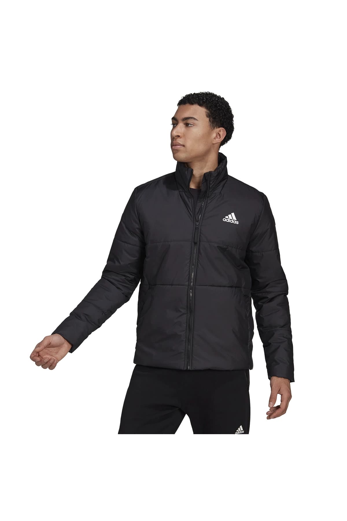 ژاکت مردانه adidas Bsc 3S Ins مشکی روزمره مدل HG8758 ژاکت مردانه adidas Bsc 3S Ins مشکی روزمره مدل HG8758