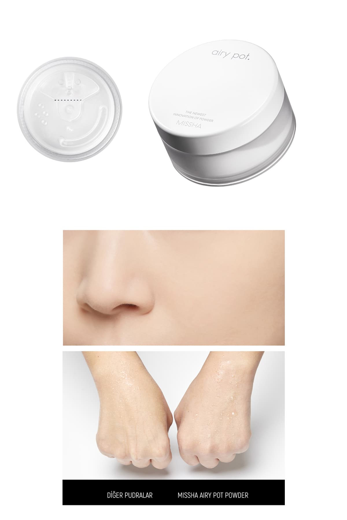 پودر فیکسکننده آرایش Missha با جلوه مات و بافت فوقالعاده سبک Airy Pot Powder Translucent پودر فیکسکننده آرایش Missha با جلوه مات و بافت فوقالعاده سبک Airy Pot Powder Translucent