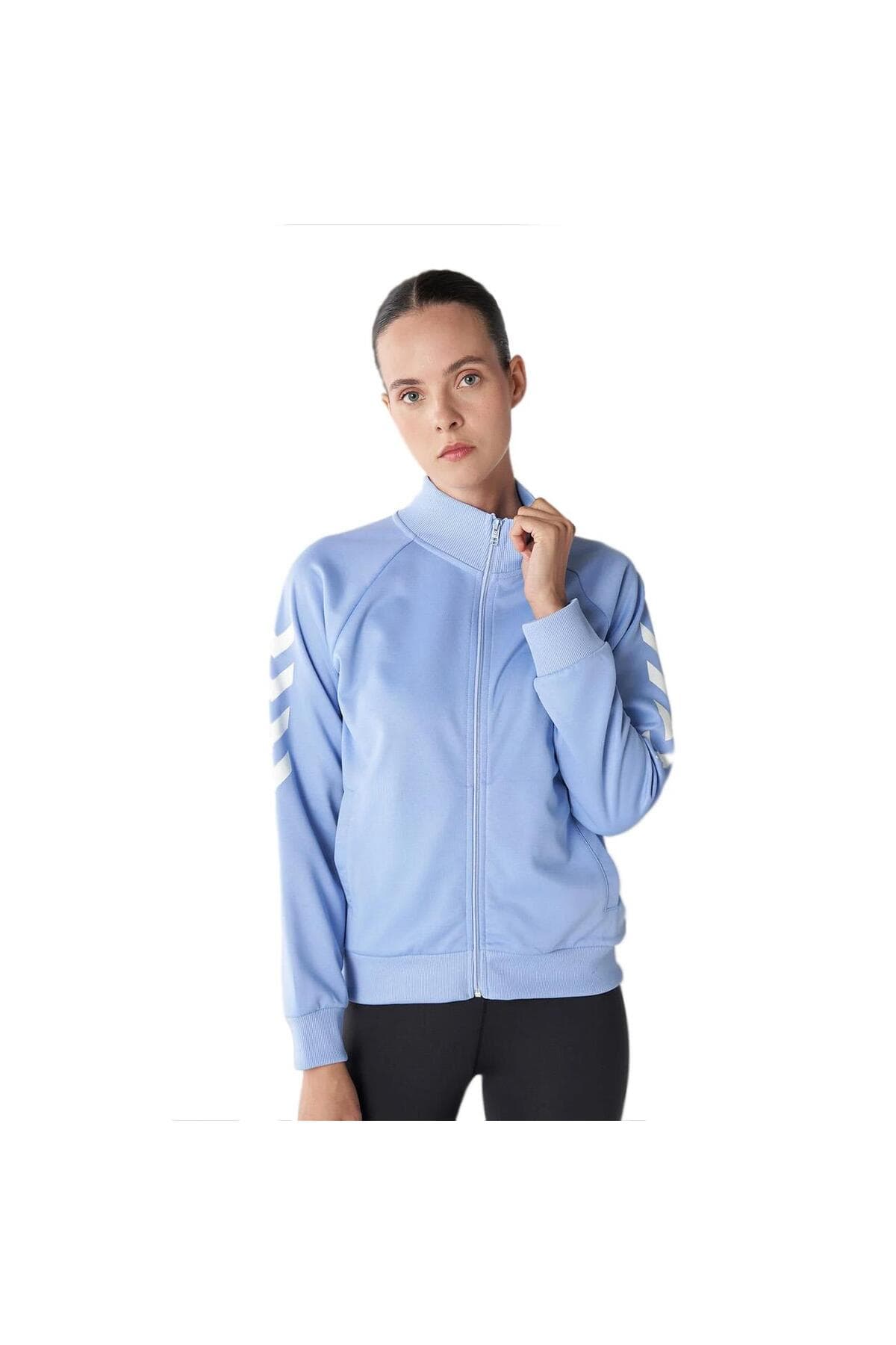 ژاکت زنانه hummel زیپدار آبی Hmlgenesa مدل 921773 ژاکت زنانه hummel زیپدار آبی Hmlgenesa مدل 921773