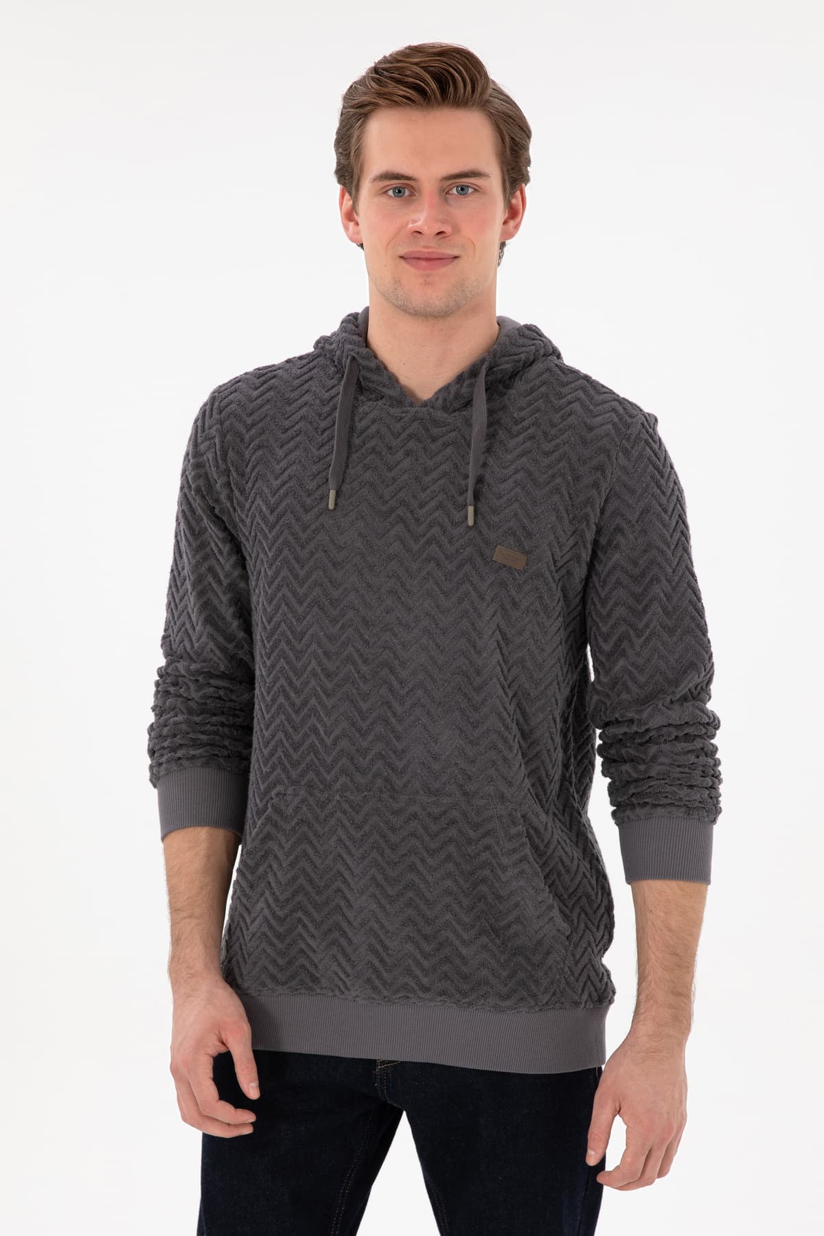 سوئیشرت مردانه U.S. Polo Assn. خاکستری زغالی مدل 50290848-VR006 سوئیشرت مردانه U.S. Polo Assn. خاکستری زغالی مدل 50290848-VR006