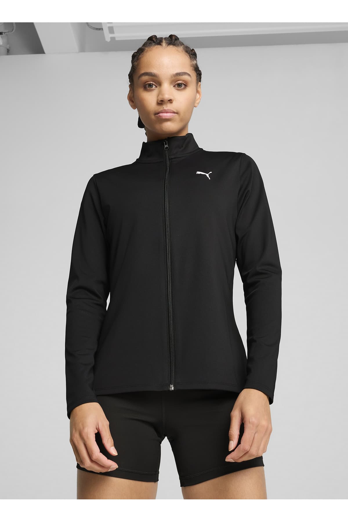ژاکت زیپدار زنانه Puma PUMA STRONG FULL ZIP PUM مشکی یقه ایستاده فیت معمولی مدل 52612201 ژاکت زیپدار زنانه Puma PUMA STRONG FULL ZIP PUM مشکی یقه ایستاده فیت معمولی مدل 52612201