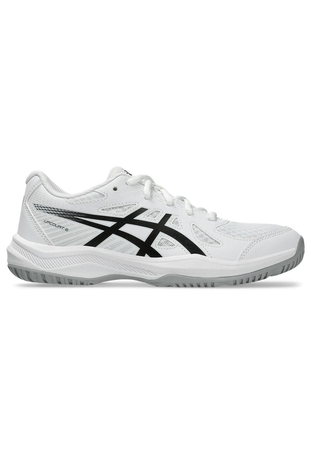 کفش والیبال بچگانه Asics سفید و آبی مدل UPCOURT 6 GS 1074A045-101 کفش والیبال بچگانه Asics سفید و آبی مدل UPCOURT 6 GS 1074A045-101