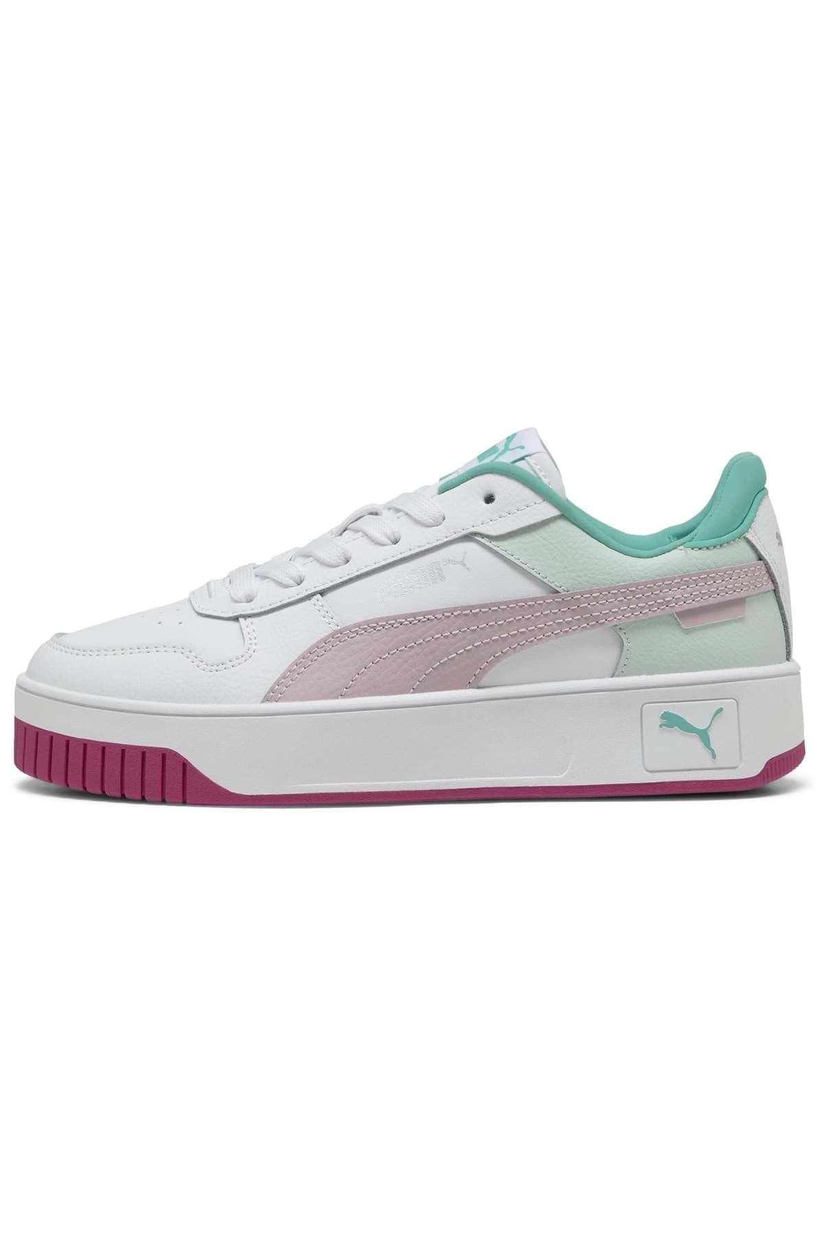 کفش کتانی اسپرت یونیسکس Puma سفید-صورتی مدل 393846 Carina Street Jr کفش کتانی اسپرت یونیسکس Puma سفید-صورتی مدل 393846 Carina Street Jr