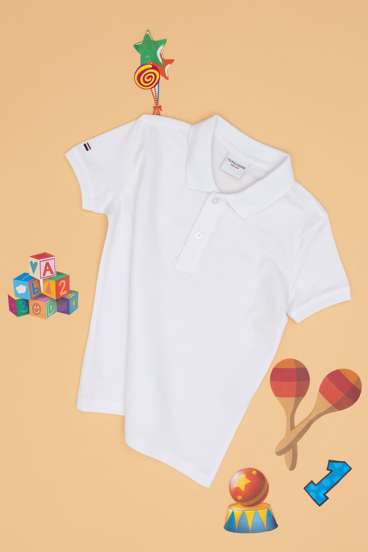 تیشرت پسرانه U.S. Polo Assn. طوسی ملانژ ساده مدل 50306495-VR086 تیشرت پسرانه U.S. Polo Assn. طوسی ملانژ ساده مدل 50306495-VR086