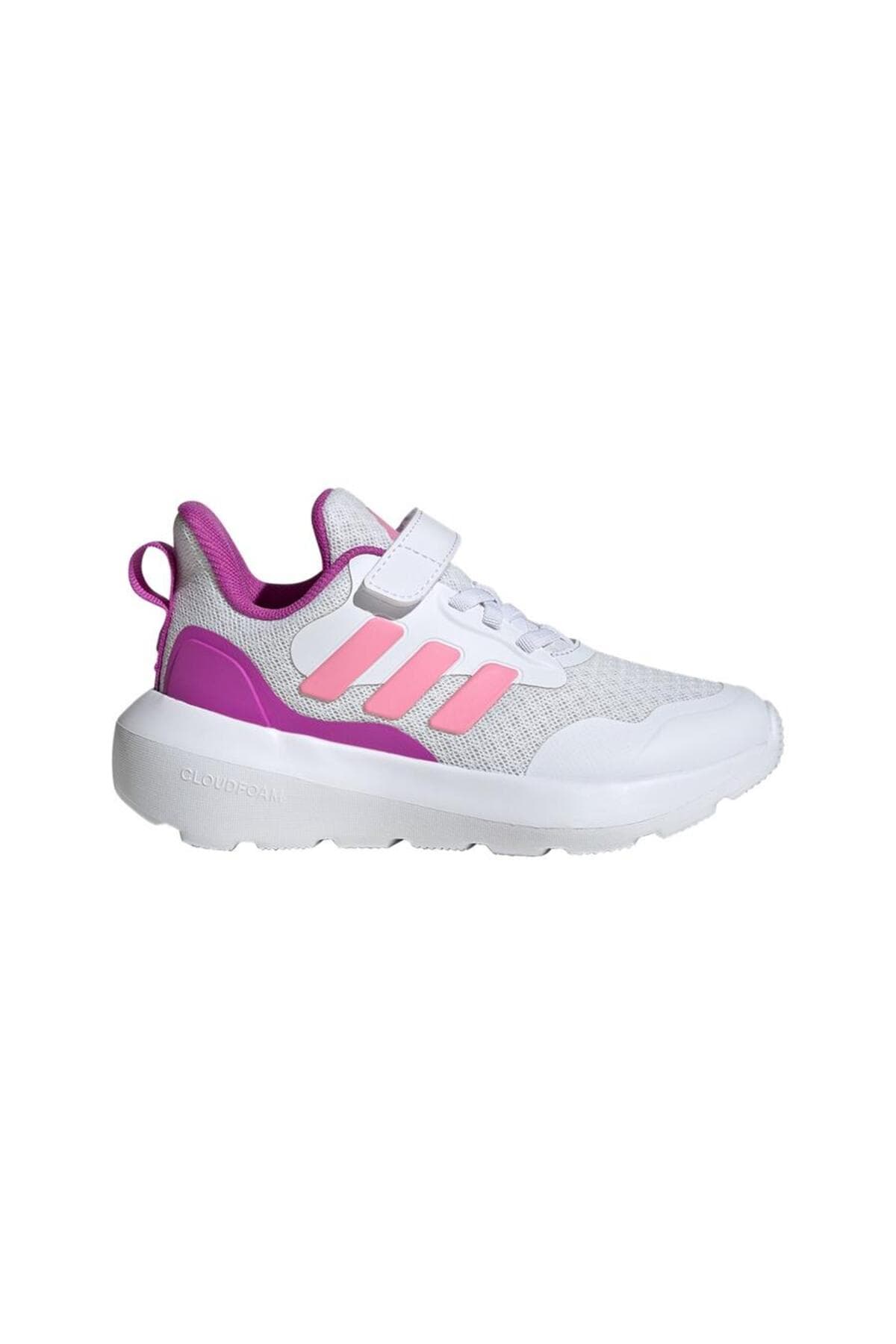 کفش پیادهروی بچگانه adidas سفید بنفش مدل JI2191 FortaRun 3.0 EL C کفش پیادهروی بچگانه adidas سفید بنفش مدل JI2191 FortaRun 3.0 EL C