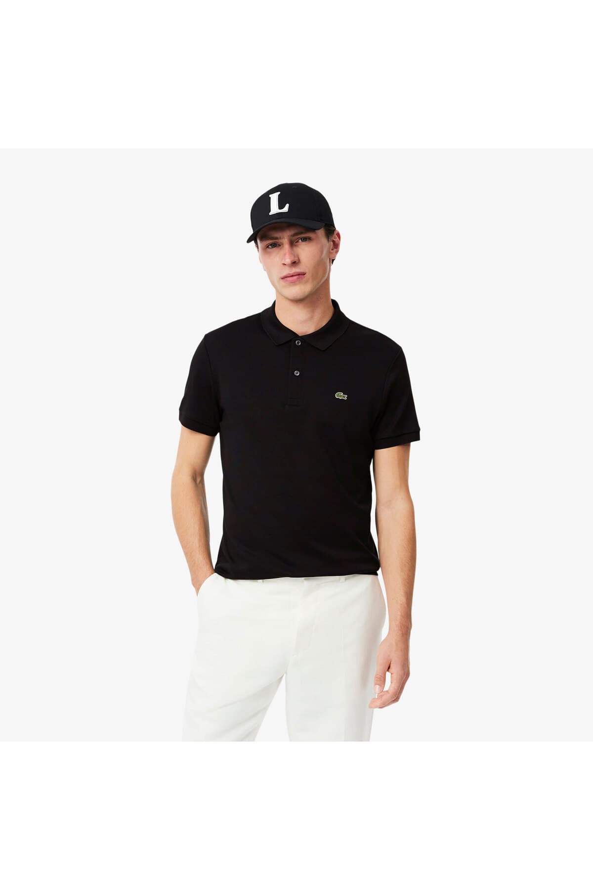 پولوشرت بچگانه Lacoste مشکی فیت معمولی پولوشرت بچگانه Lacoste مشکی فیت معمولی